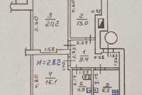 Квартири, 73/51/7 м2, этаж 6/7