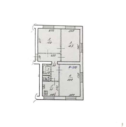 Квартири, 75/55/7 м2, этаж 1/5