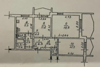 Квартири, 71 м2, этаж 2/16