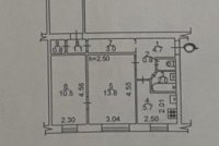 Квартири, 55/37/6 м2, этаж 1/5